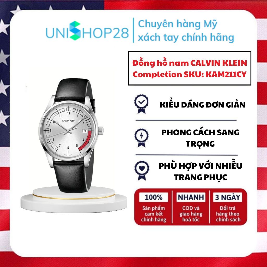 Đồng hồ nam CALVIN KLEIN Completion Men's Watch SKU: KAM211CY Unishop28