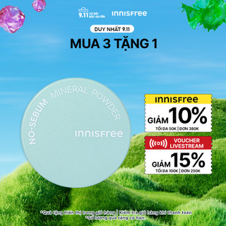 Phấn phủ kiềm dầu dạng bột innisfree No Sebum Mineral Powder 5g