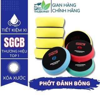 Phớt đánh bóng sơn xe ô tô 3 bước loại 5-6 inch SGCB dán máy đánh bóng sơn xe cầm tay Thuận Phát