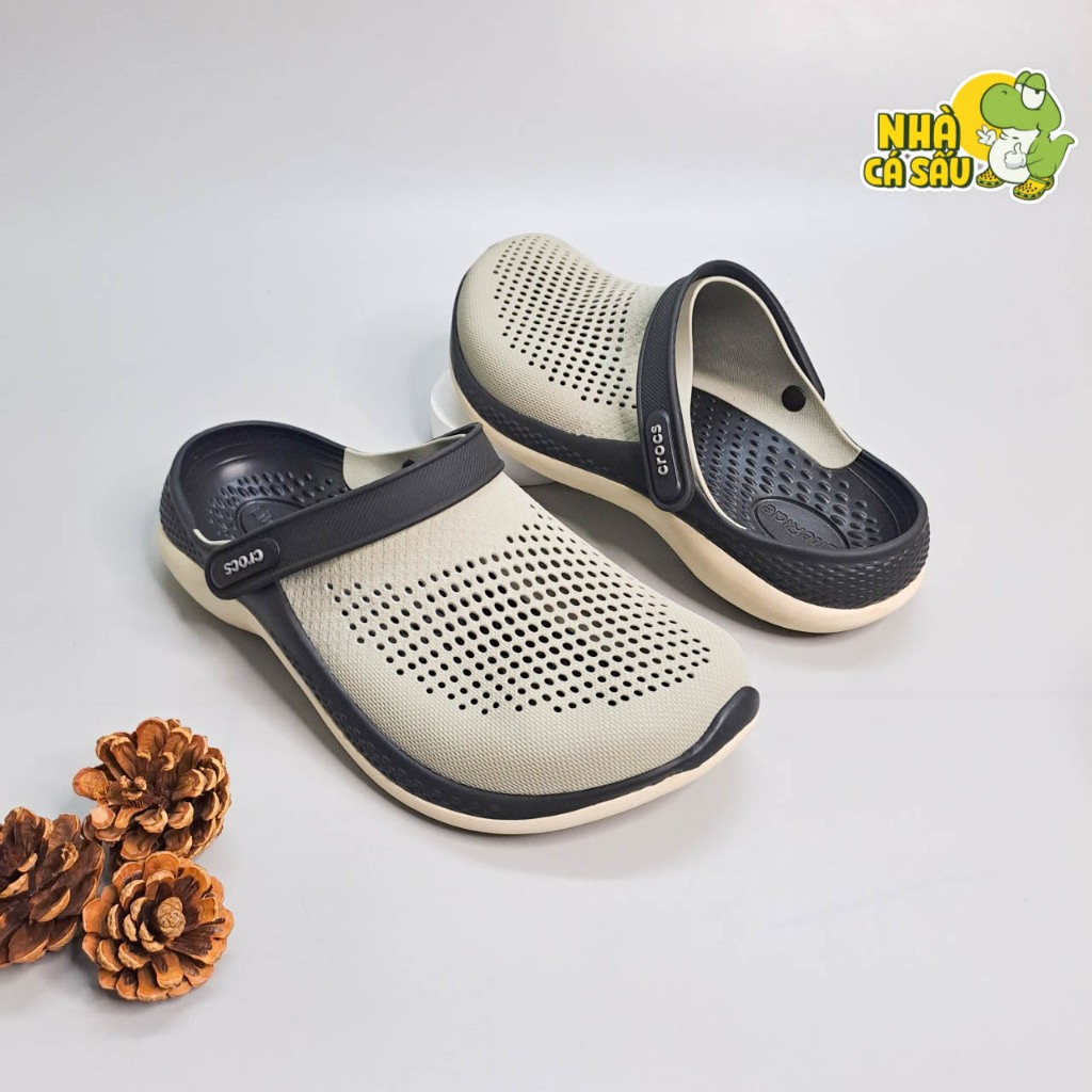 Dép cross literide 360 clogs unisex chính hãng xuất dư made in VN, dép sục cross literide 360 chính hãng nam nữ Nhacasau