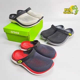 Dép cross literide 360 clogs unisex chính hãng xuất dư made in VN, dép sục cross literide 360 chính hãng nam nữ Nhacasau