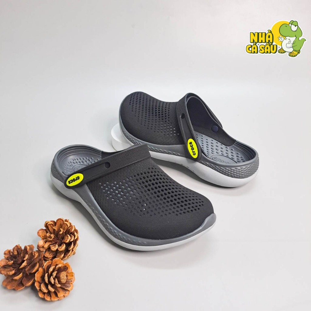 Dép cross literide 360 clogs unisex chính hãng xuất dư made in VN, dép sục cross literide 360 chính hãng nam nữ Nhacasau