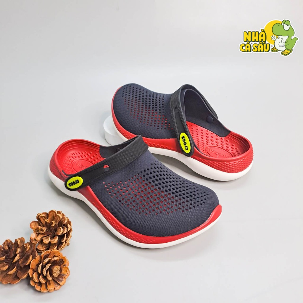 Dép cross literide 360 clogs unisex chính hãng xuất dư made in VN, dép sục cross literide 360 chính hãng nam nữ Nhacasau