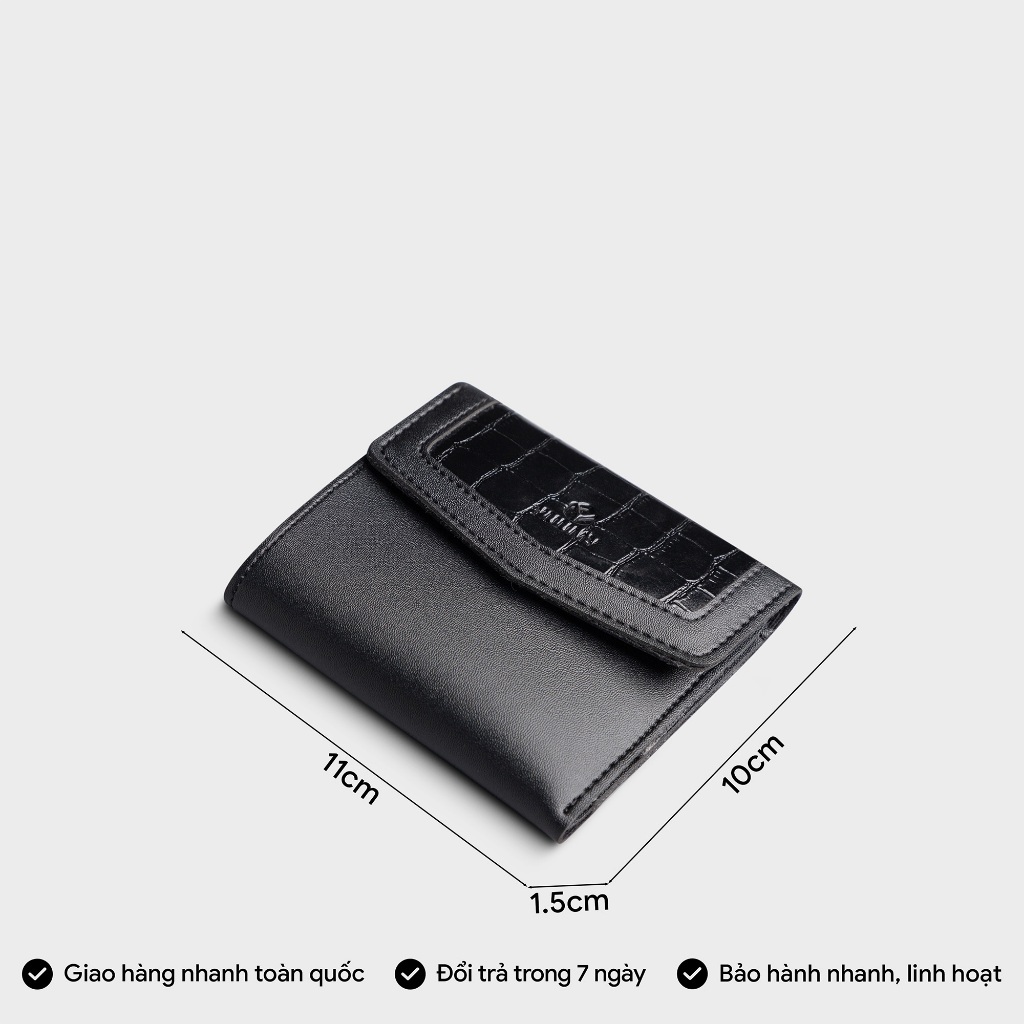 Ví da nữ thiết kế nắp YUUMY YV95 nhiều màu