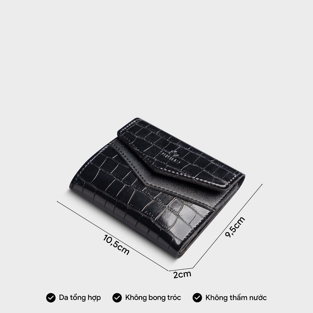 Ví da cầm tay nữ dáng ngắn thời trang YUUMY YV88