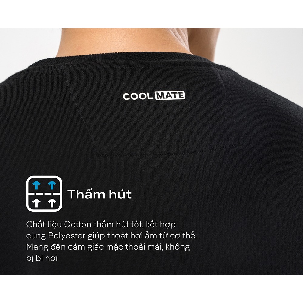 Áo nỉ nam chui đầu Essential chống nhăn, giữ nhiệt tốt - Thương hiệu Coolmate