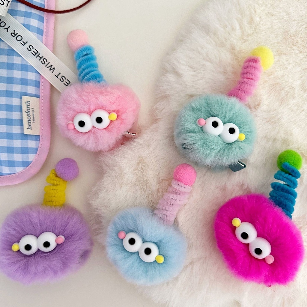 Kẹp Tóc Hình Thú Nhồi Bông Dễ Thương Cho Bé Gái - Kẹp tóc đa dạng, nhiều màu