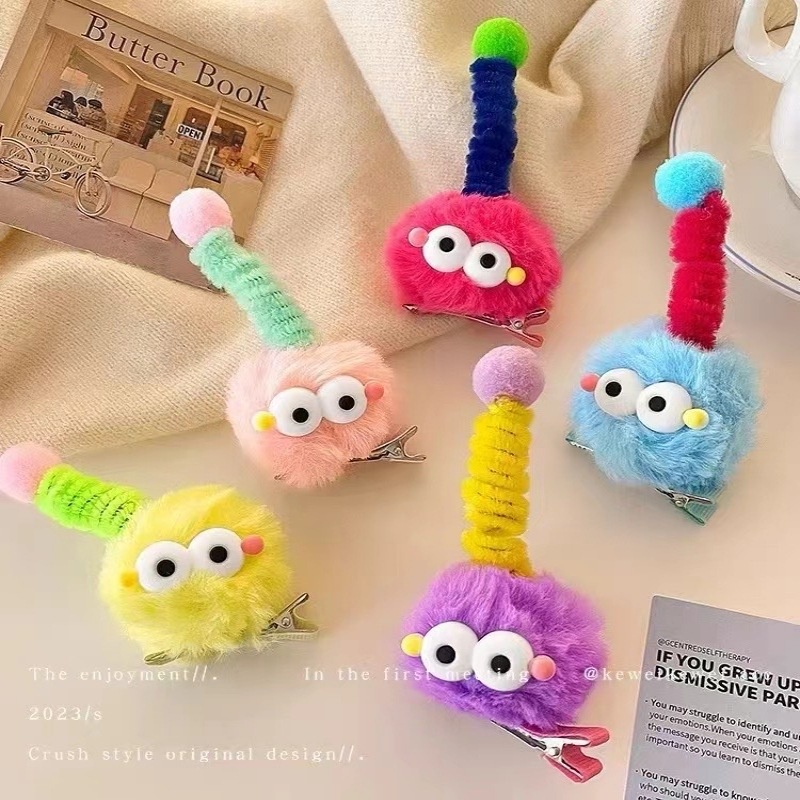 Kẹp Tóc Hình Thú Nhồi Bông Dễ Thương Cho Bé Gái - Kẹp tóc đa dạng, nhiều màu