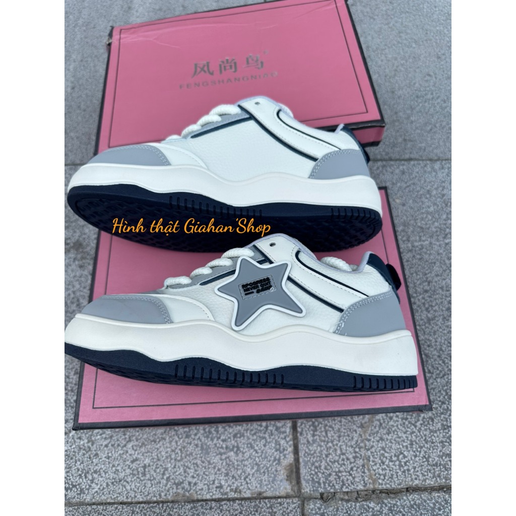 Giày sneaker nữ, giày nữ nâng đế cao siêu đẹp msp S09