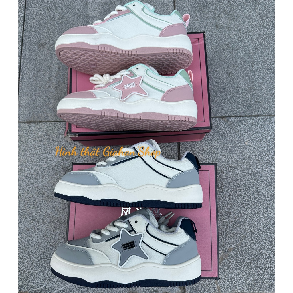 Giày sneaker nữ, giày nữ nâng đế cao siêu đẹp msp S09