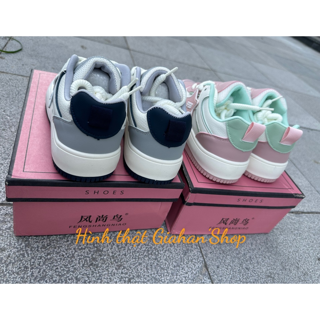 Giày sneaker nữ, giày nữ nâng đế cao siêu đẹp msp S09