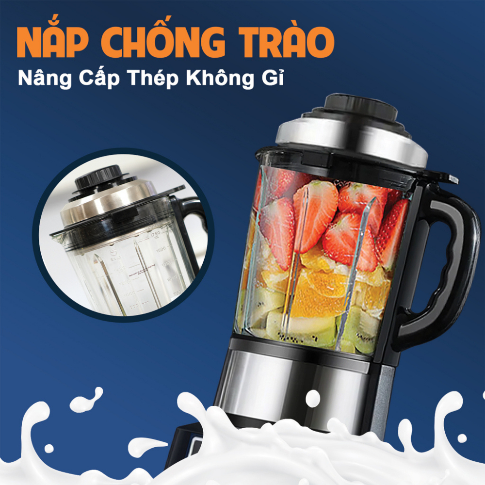 Máy làm sữa hạt, xay nấu đa năng CUDL công suất 1800W, dung tích 1.75L  Kích hoạt bảo hành điện tử 24 tháng