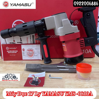 Máy đục bê tông 17 ly yamasu yms-0810a 1650w tặng kèm 2 mũi đục bảo hành 6 tháng