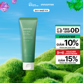 Mặt nạ tẩy tế bào da chết từ lúa mạch xanh innisfree Green Barley Gommage Mask 120ml