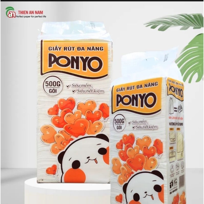 Khăn Giấy Rút Ponyo 500g