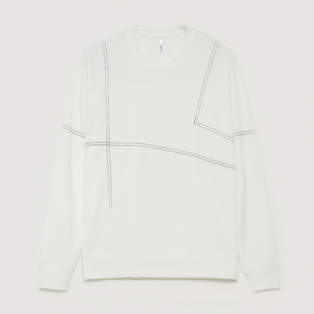 Áo Nỉ Thun Dài Tay Nam Trơn ATINO Chất Thun Nỉ Ấm Áp Trẻ Trung Form Loose AN3.7920