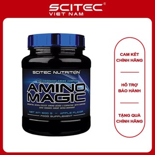 Amino magic 500g amino phục hồi, giảm căng, phát triển cơ bắp và chống dị hóa cơ chính hãng scitec việt nam