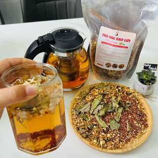 TRÀ GẠO LỨT 7 VỊ THẢO MỘC Ủ LÁ SEN • MAMY GOLD