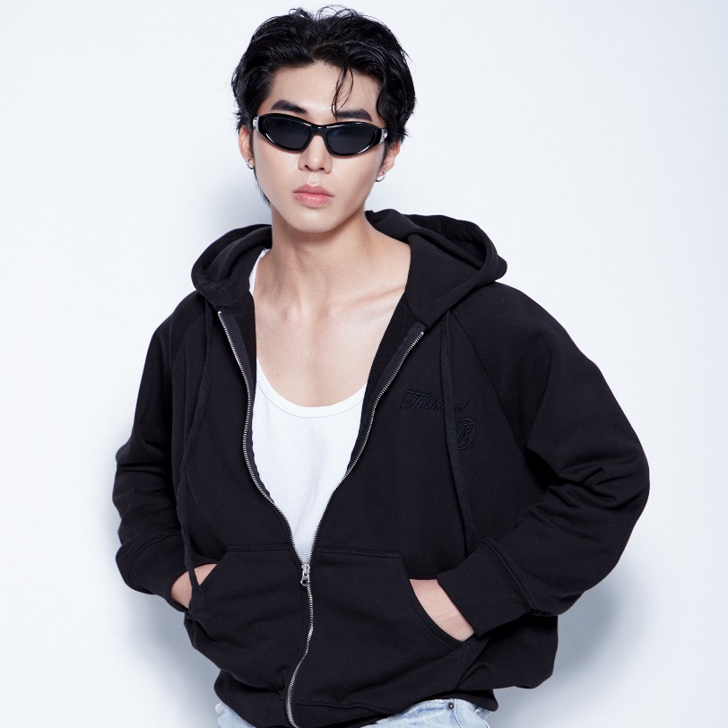 Áo khoác dây kéo BOXY ZIP HOODIE //logo thêu, cua cotton 440gsm dày dặn  - chính hãng THBBRAND