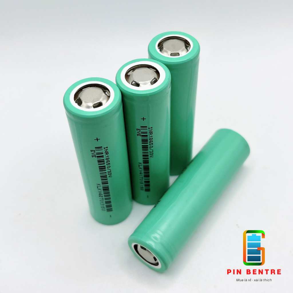 Cell pin 18650 EVE 33V 3300mah xả 3C/10A hàng mới chính hãng