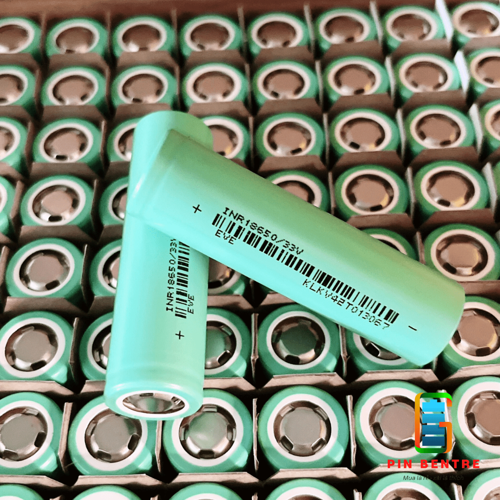 Cell pin 18650 EVE 33V 3300mah xả 3C/10A hàng mới chính hãng