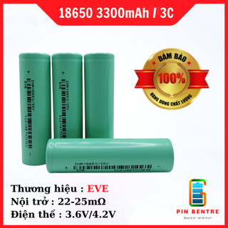  Cell pin 18650 EVE 33V 3200mAh xả 3C 10A hàng mới chính hãng  PBT247  