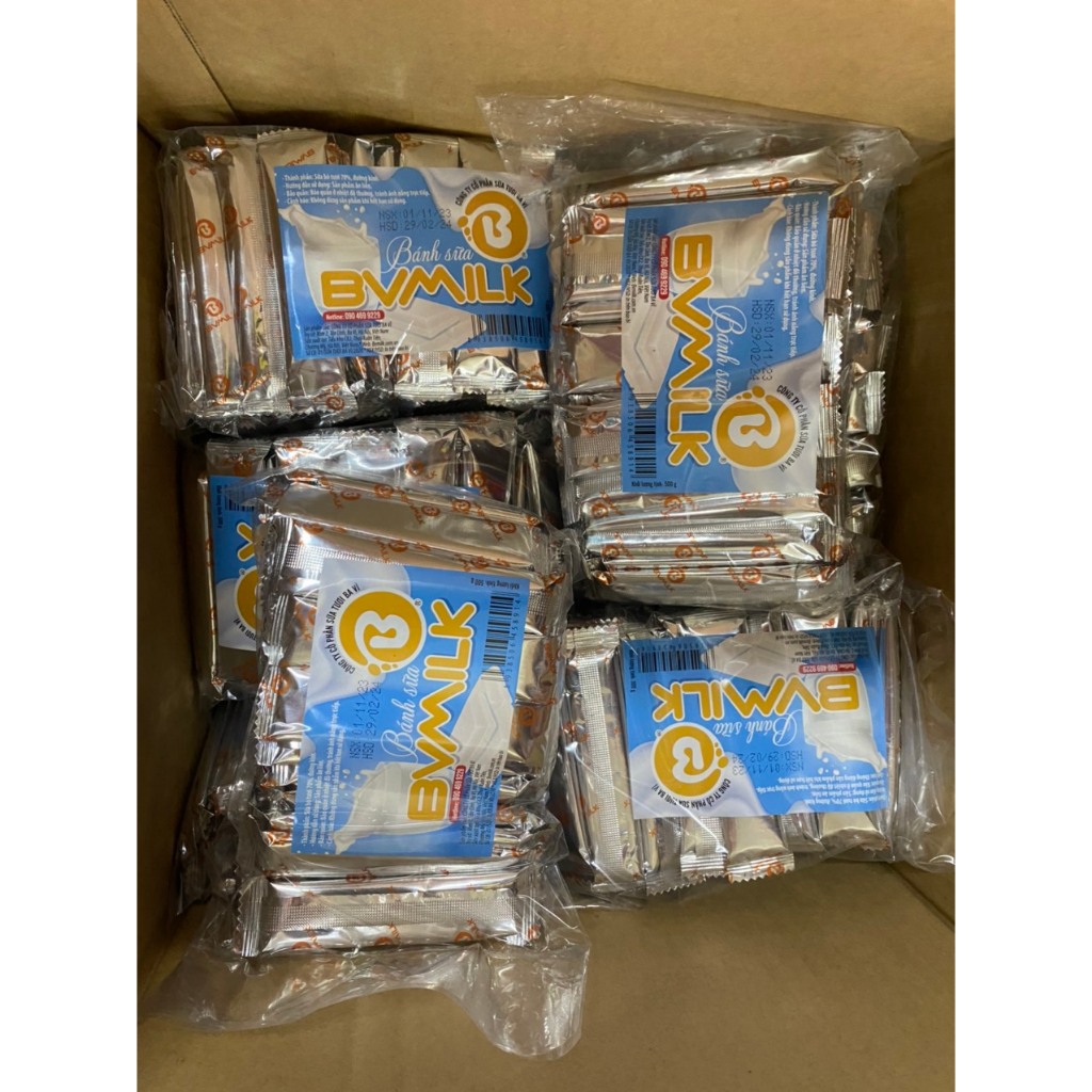Bánh Sữa Nhạt Ba Vì túi 500g - BVMILK