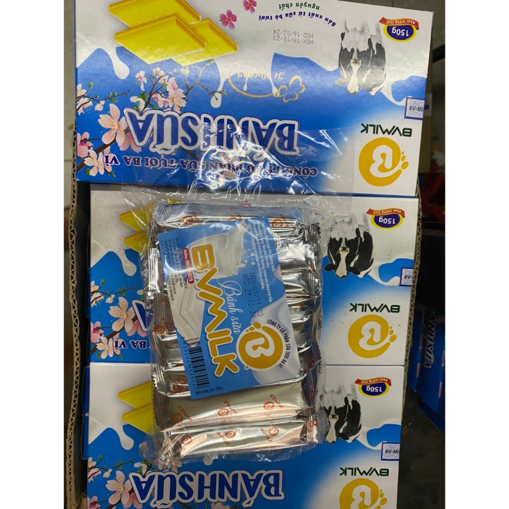 Bánh Sữa Nhạt Ba Vì túi 500g - BVMILK