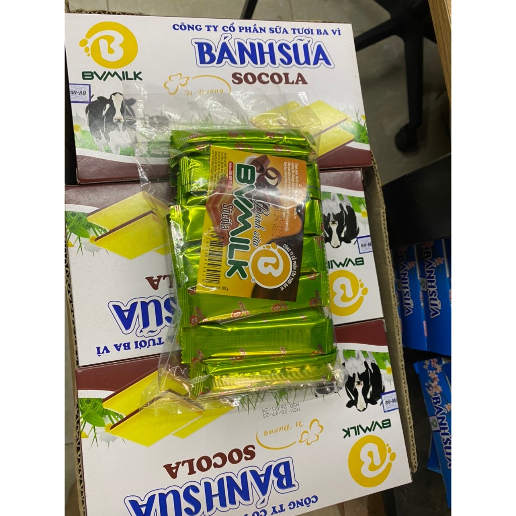 Bánh Sữa Nhạt Ba Vì túi 500g - BVMILK
