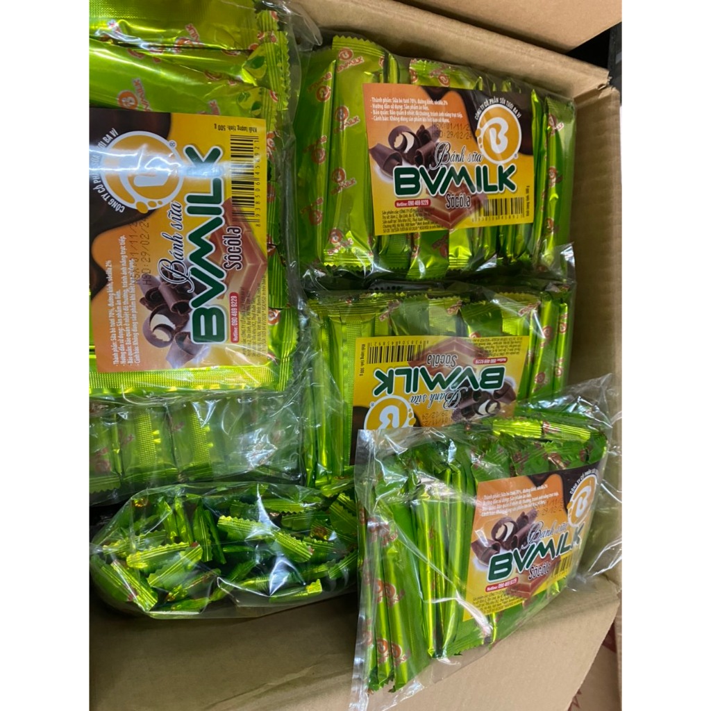 Bánh Sữa Nhạt Ba Vì túi 500g - BVMILK