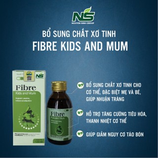 Thực phẩm bổ sung chất xơ tinh Fibre Kids and Mum