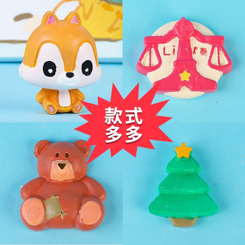 Tô Tượng Thạch Cao MIni Kèm Khay Màu Và Bút Vẽ ,Đồ Chơi Cho Bé, Đồ Chơi Mỹ Thuật E1461