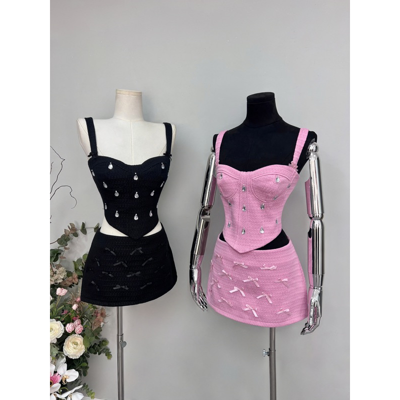 👚 SET ÁO BỐ NƠ + CHÂN VÁY