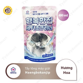 Bột tẩy vệ sinh lồng máy giặt hàn quốc haengbokanjip 400gr giúp máy giặt sạch bong như mới