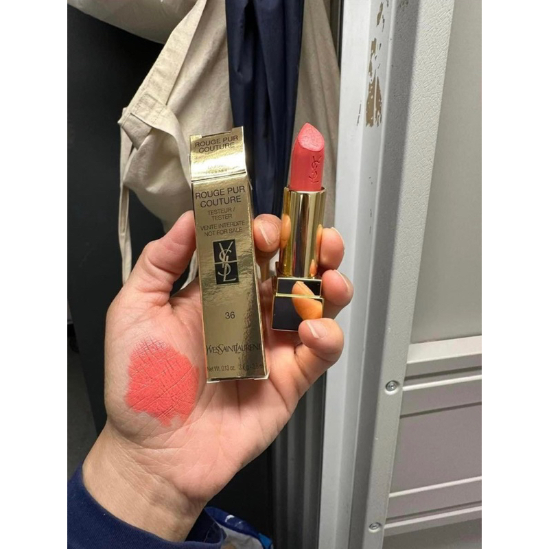 Son thỏi YSL Rouge Pur Couture 36 Corail Legende Full Box.màu Cam Hồng