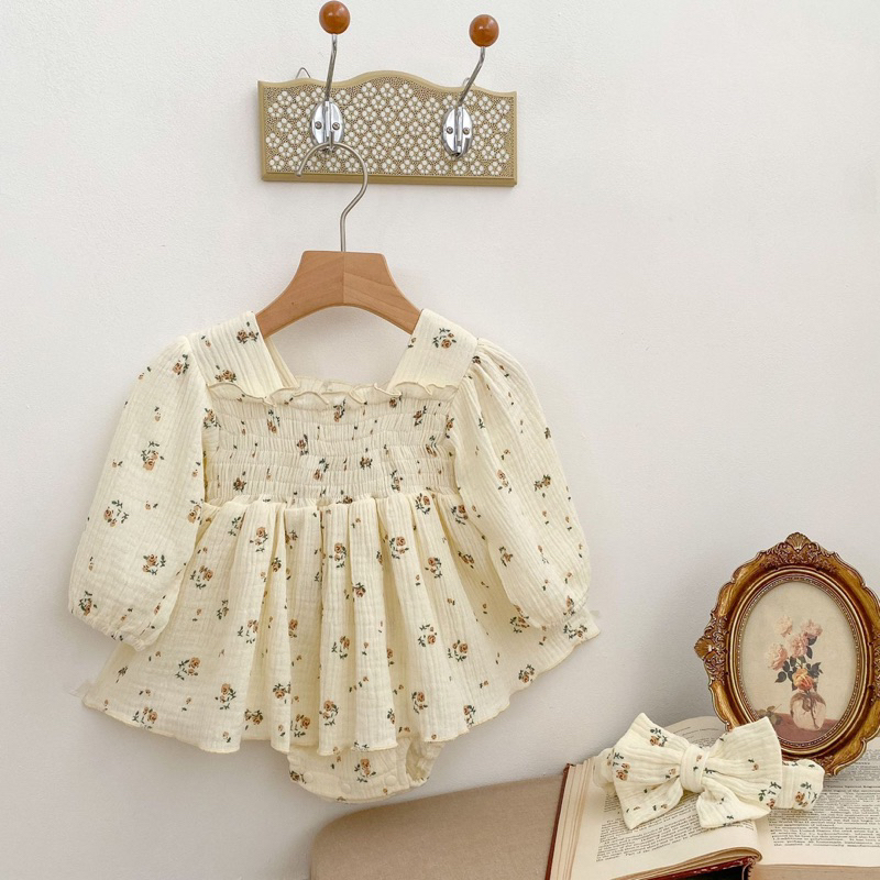 BRITNEY Body liền váy tặng nơ mã 6885