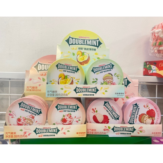 Kẹo Ngậm Doublemint Hương Vị Trái Cây Bạc Hà 25g