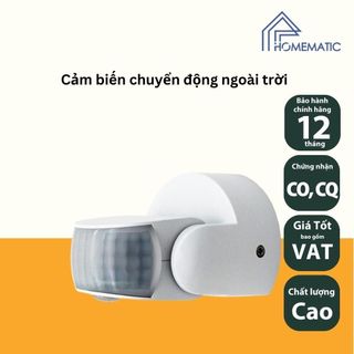 Công tắc cảm biến PIR đôi phát hiện 2 vùng chuyển động góc rộng Homematic HS50