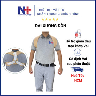 Đai Số 8 Đai xương đòn Hỗ Trợ Cố Định Xương Quai Xanh Xương Đòn Trật Khớp Vai, Đai Chống Gù Lưng