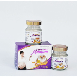 Yến sào dành cho bà bầu 18% yến tươi và protein, canxi, axid folic, dha, kẽm, sắt, cholin, magie anmum