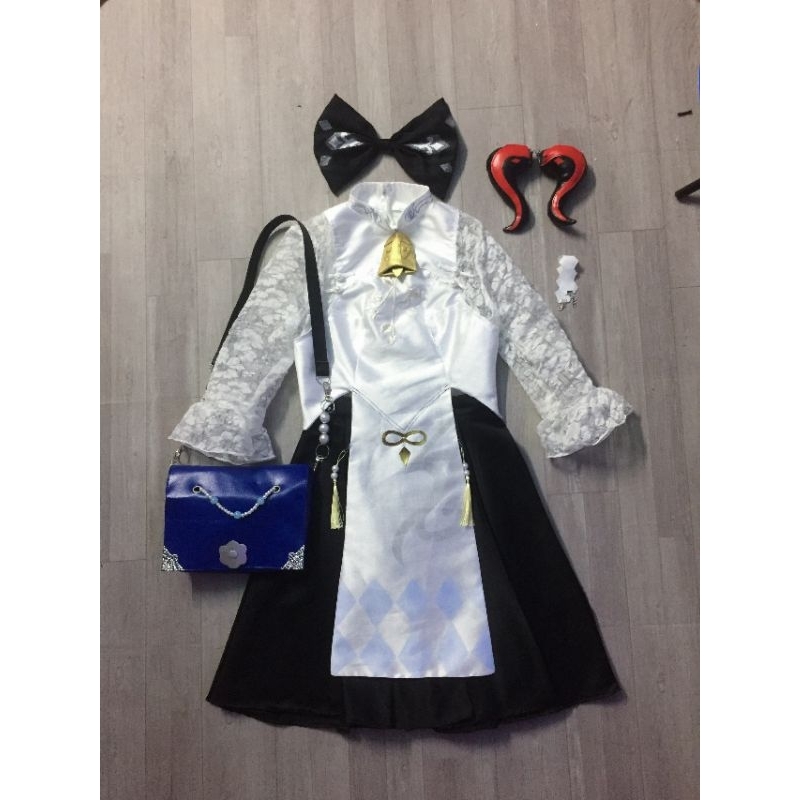 Trang phục hóa trang Ganyu genshin impact ver Milk tea