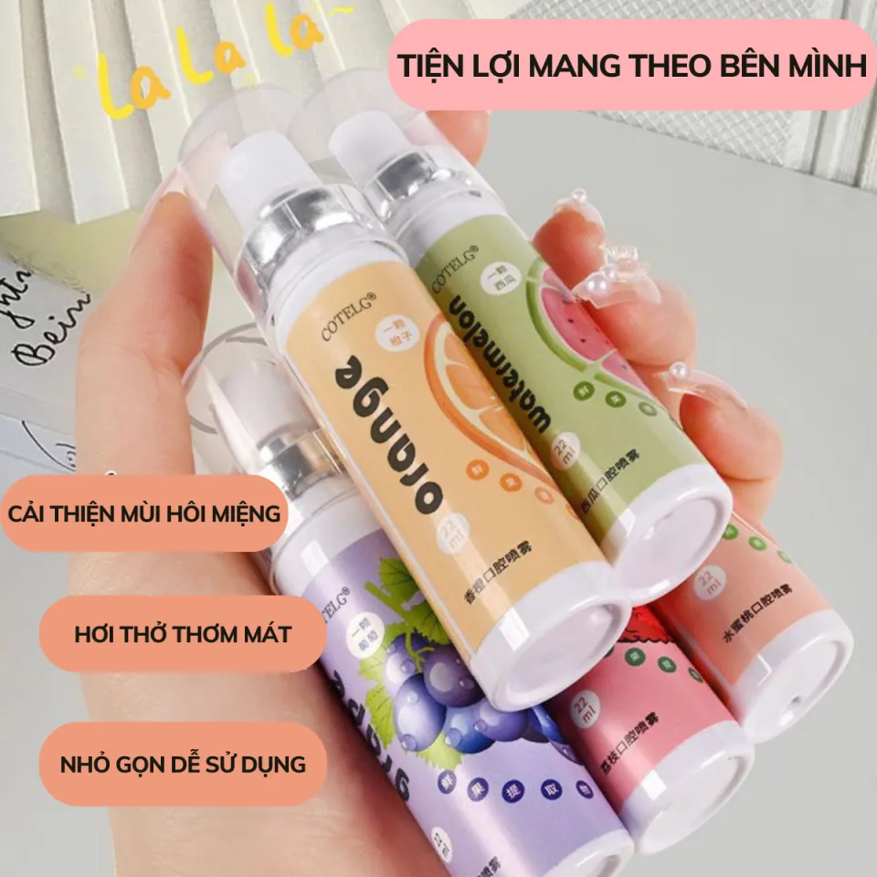 Xịt Thơm Miệng Hương Trái Cây 22ml COTELG CUIJU