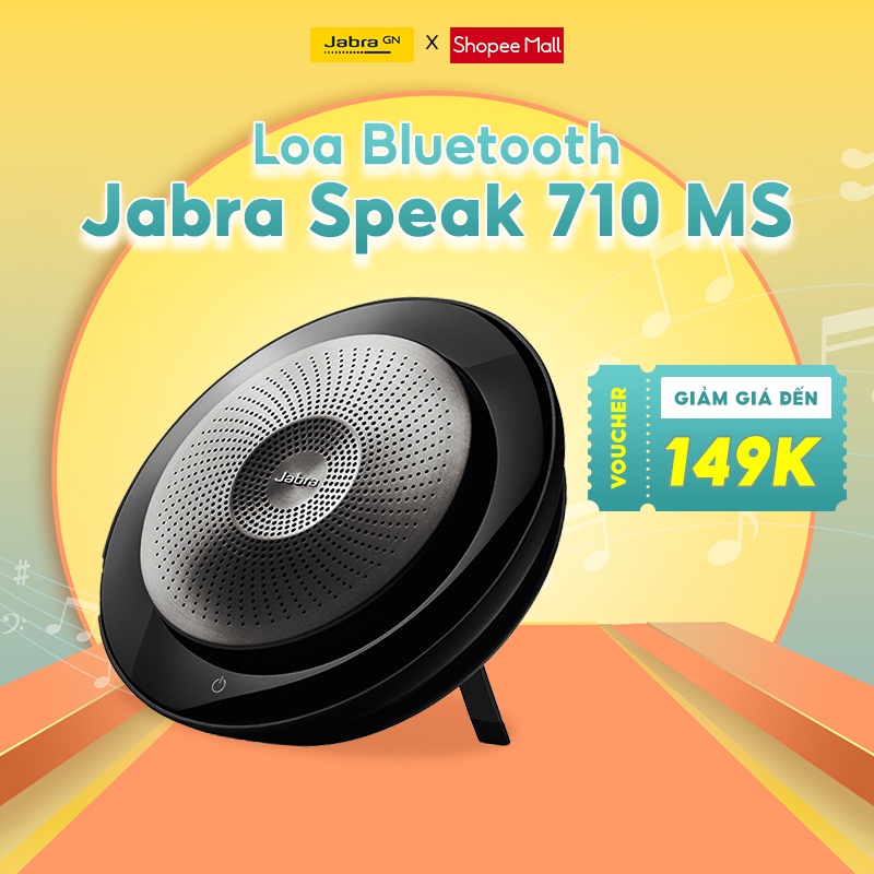 Loa Bluetooth Phòng Họp Jabra Speak 710 MS - Hàng Chính Hãng