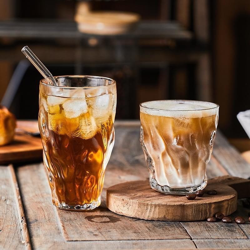 🚩 { HÀNG NEW }🚩Ly gân nổi 250ml - 350ml ,Ly thủy tinh cao cấp