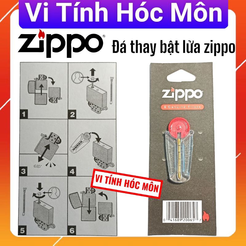 Combo 6 viên đá thay cho bật lửa hột quẹt, zippo