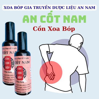 Cồn xoa bóp - AN CỐT NAM - xoa bóp gia truyền dược liệu AN NAM - giảm tê , đau nặng nhức mỏi,