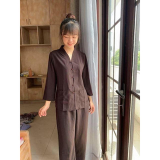 Đồ lam đi chùa # bài lai không thêu + 2 túi
