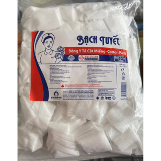 Bông gòn y tế Bạch tuyết cắt sẵn 2*2 50g