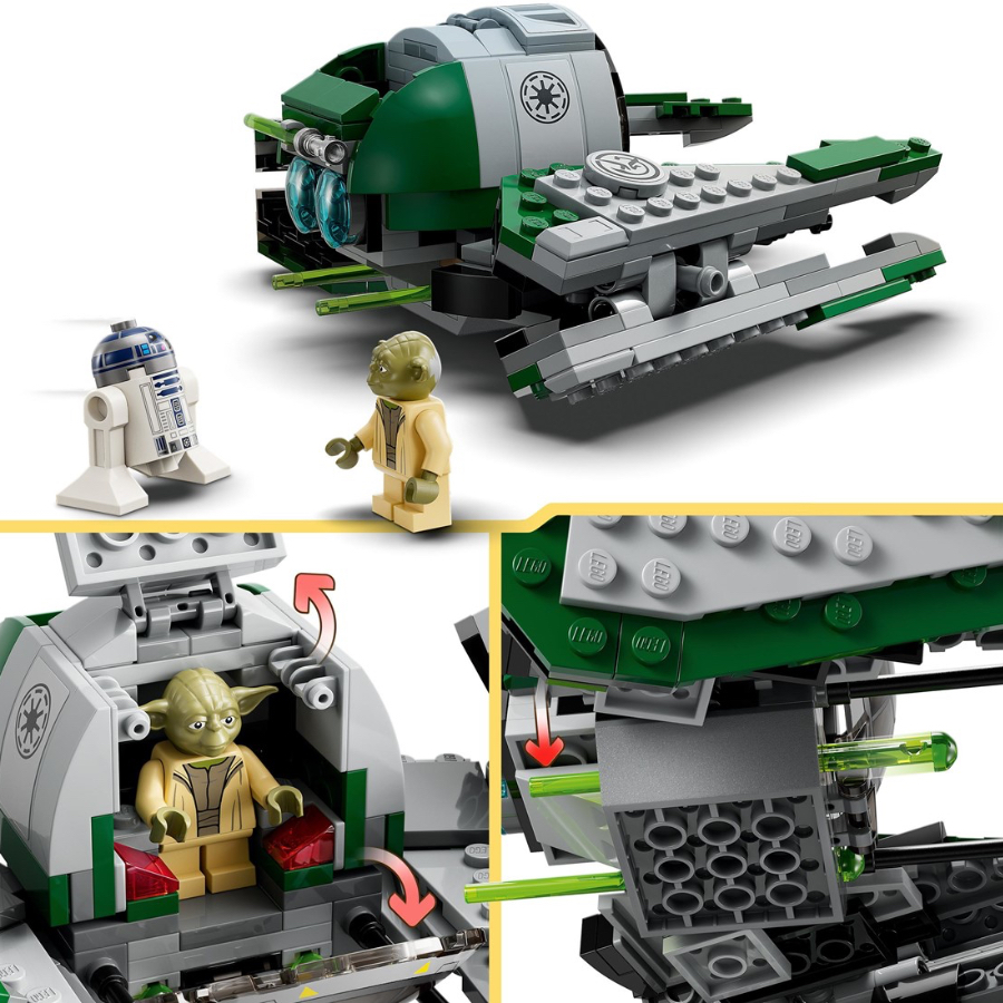 Lego 75360 - Phi thuyền chiến đấu của Yoda - Starfighter - Lego Star wars chính hãng