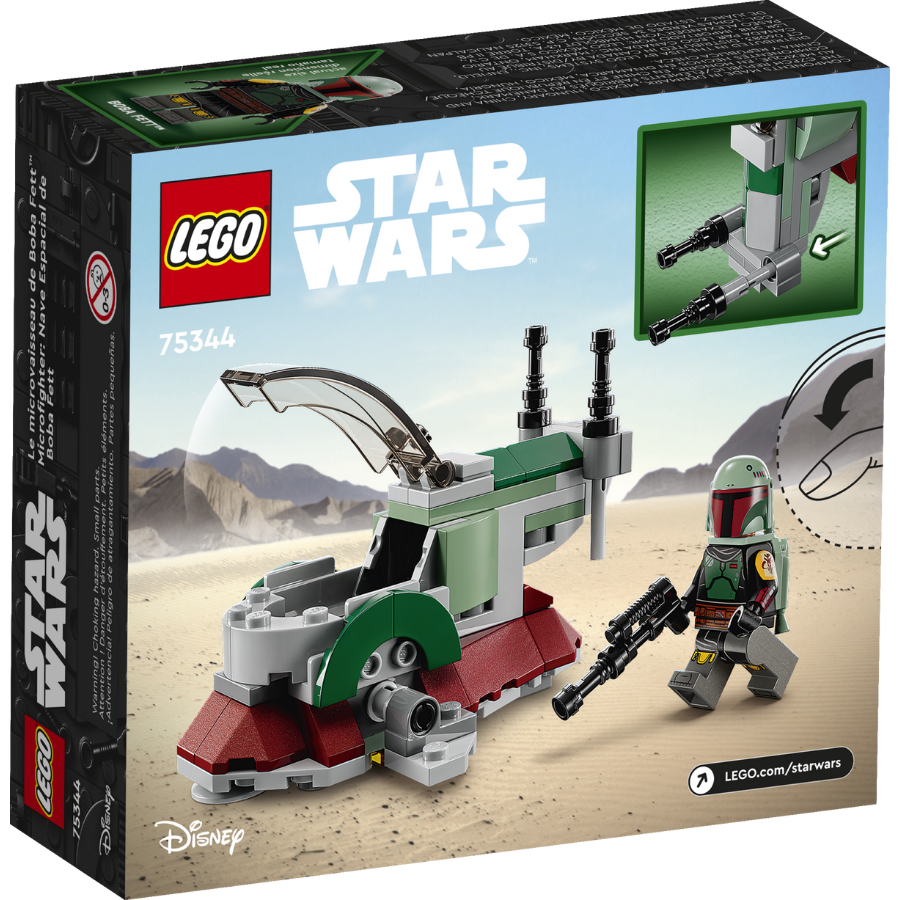 Lego 75344 - Phi thuyền chiến đấu của Boba Fett - Microfighter - Lego Star wars chính hãng